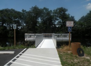 Accessible fishing pier