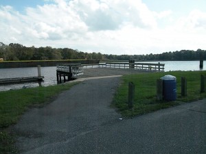 Fishing pier at the Seaford Boat Ramp