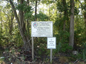 New Bridge Public Boat Ramp Sign