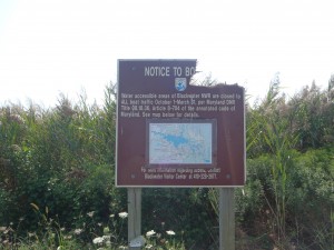 Closure Sign BNWR